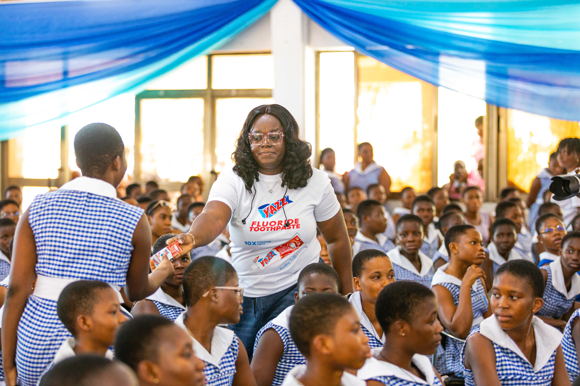 OLA SHS & Mawuko Girls' SHS students